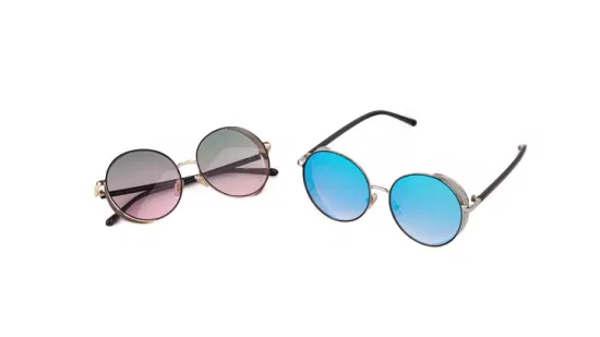 Polarisierte Sonnenbrille im Aviator-Stil mit doppeltem Nasensteg für Erwachsene